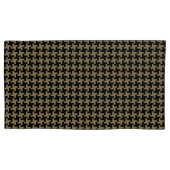 Housse D'oreillers Motif Brown Or Et Noir Classique (devant-gauche)