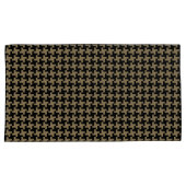 Housse D'oreillers Motif Brown Or Et Noir Classique (devant-Droit)