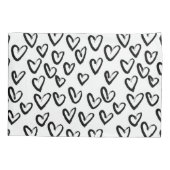 Housse D'oreillers Motif cardiaque de peinture AVC (Dos-gauche)