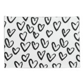 Housse D'oreillers Motif cardiaque de peinture AVC (Dos-Droit)