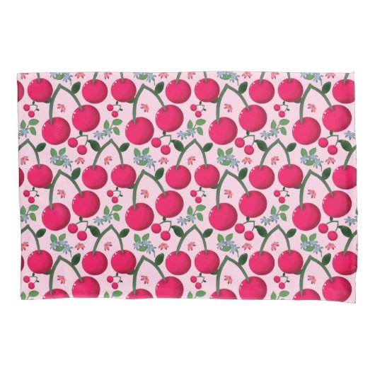 Housse D'oreillers Motif cerise (devant)