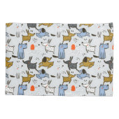 Housse D'oreillers Motif chien mignon Doodle (Dos)