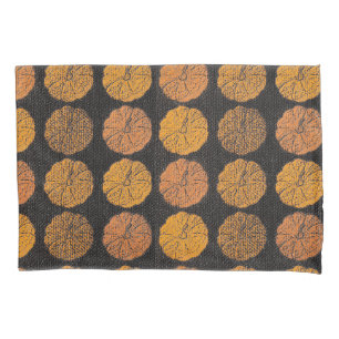 Housse D'oreillers Motif citrouille Orange