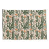 Housse D'oreillers Motif coloré de cactus (Dos-Droit)