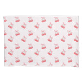 Housse D'oreillers Motif Coquette Cherries Bow (devant)