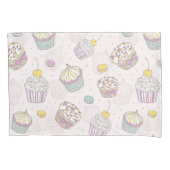 Housse D'oreillers Motif Cupcake (devant-gauche)