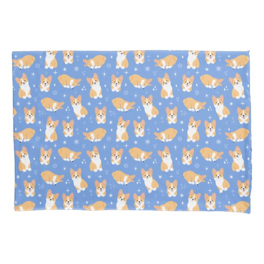 Housse D'oreillers Motif Cute Corgi (devant)