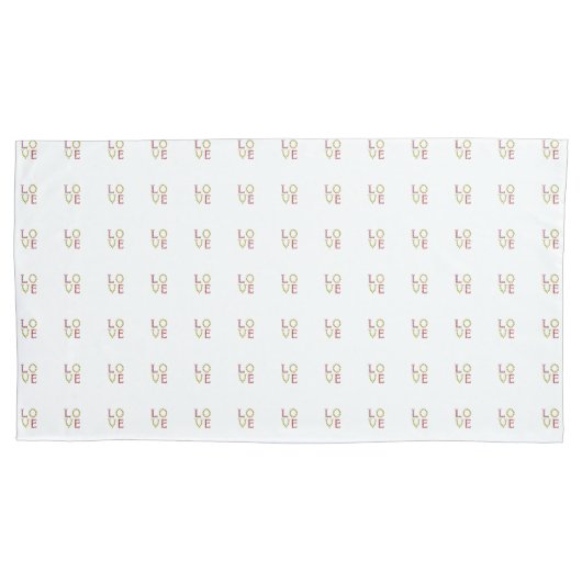 Housse D'oreillers Motif d'amour (devant-gauche)