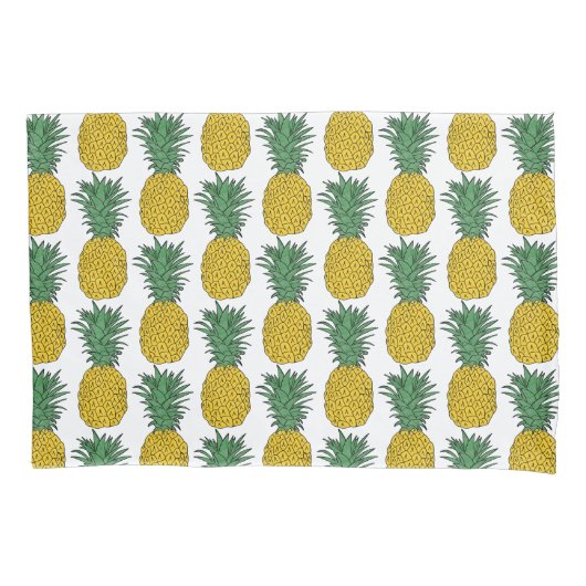 Housse D'oreillers Motif d'ananas (devant)