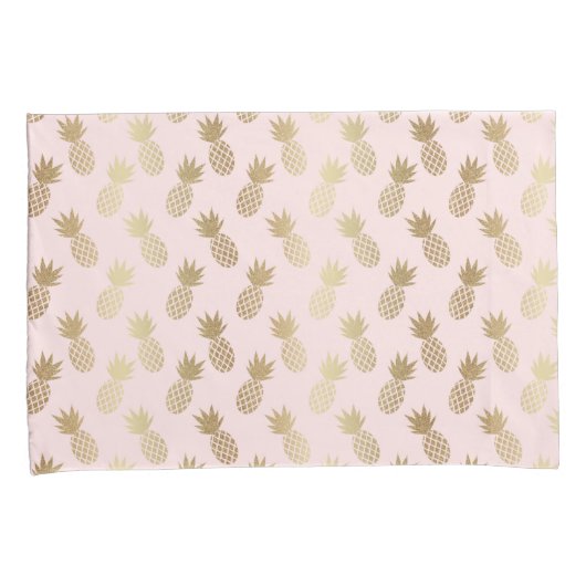 Housse D'oreillers Motif d'ananas (devant-Droit)