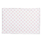 Housse D'oreillers Motif d'Ancres roses (Dos)