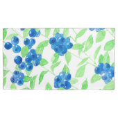 Housse D'oreillers Motif d'aquarelle Bluberries (devant-gauche)