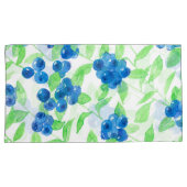 Housse D'oreillers Motif d'aquarelle Bluberries (devant-Droit)