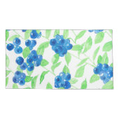 Housse D'oreillers Motif d'aquarelle Bluberries (Dos-gauche)