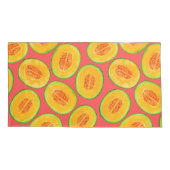 Housse D'oreillers Motif d'aquarelle de tranches de melon (Dos-gauche)
