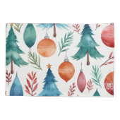 Housse D'oreillers Motif d'arbre de Noël (Dos)