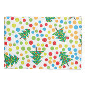 Housse D'oreillers Motif d'arbres de Noël (Dos)