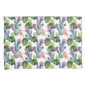 Housse D'oreillers Motif d'art de cactus d'aquarelle (devant-Droit)