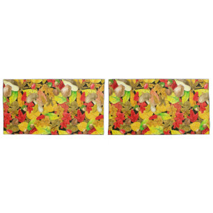 Housse D'oreillers Motif d'automne aquarelle