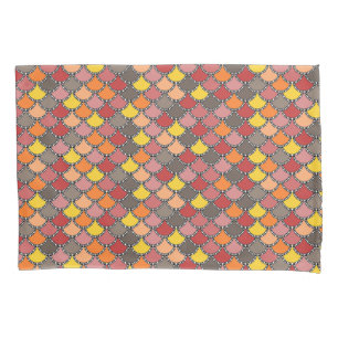 Housse D'oreillers Motif de balance gris rose jaune orange