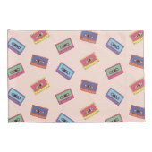 Housse D'oreillers Motif de bande audio Retro Neon (Dos-Droit)