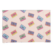 Housse D'oreillers Motif de bande audio Retro Neon (devant-Droit)