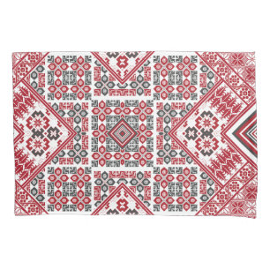 Housse D'oreillers Motif de broderie palestinienne 2