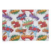 Housse D'oreillers Motif de bulle Superhero (devant-Droit)