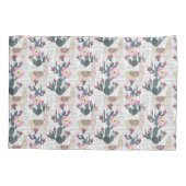 Housse D'oreillers Motif de cactus d'aquarelle (Dos-gauche)