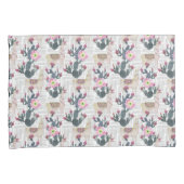 Housse D'oreillers Motif de cactus d'aquarelle (devant-Droit)