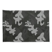 Housse D'oreillers Motif de camouflage noir (Dos-Droit)