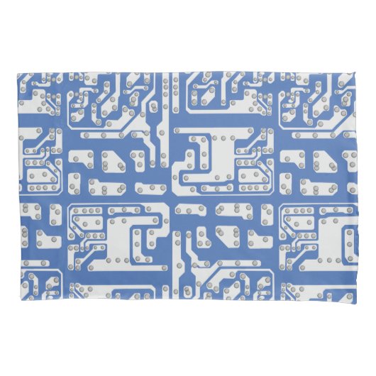 Housse D'oreillers Motif de carte de circuit (devant)