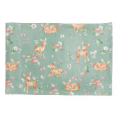 Housse D'oreillers Motif de cerfs à l'aquarelle (Dos)