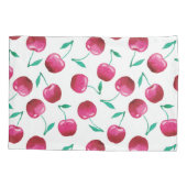 Housse D'oreillers Motif de cerise aquarelle (Dos-gauche)