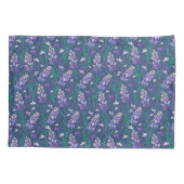 Housse D'oreillers Motif de champs Lavender dans violet (Dos)
