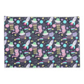 Housse D'oreillers Motif de chat espace (Dos-Droit)