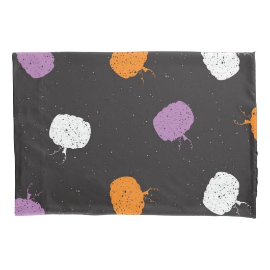 Housse D'oreillers Motif de citrouille (devant)