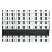 Housse D'oreillers Motif de clavier de piano (Dos)