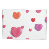 Housse D'oreillers Motif de coeur (Dos)