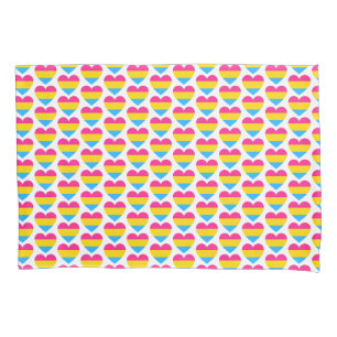 Housse D'oreillers Motif de coeur de la gay pride