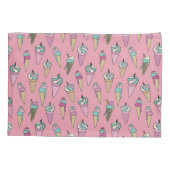 Housse D'oreillers Motif de cône de crème glacée (Dos-gauche)