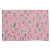 Housse D'oreillers Motif de cône de crème glacée (devant-Droit)