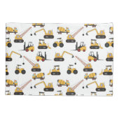 Housse D'oreillers motif de construction cool carrelé garçons (Dos)