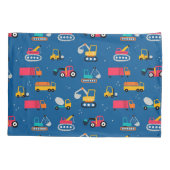 Housse D'oreillers Motif de déplacement de construction mûre (Dos)