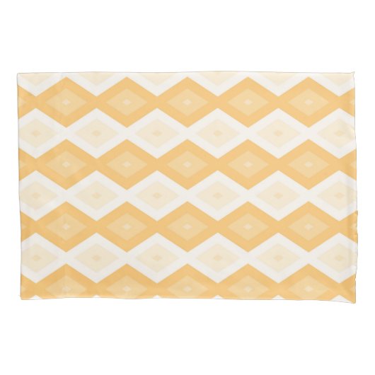 Housse D'oreillers Motif de diamant jaune (devant)