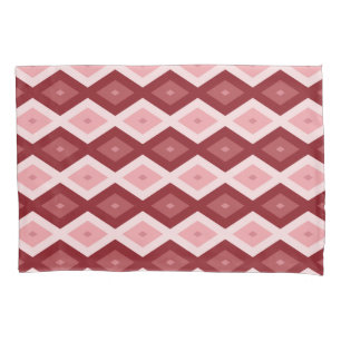 Housse D'oreillers Motif de diamants rouges