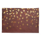 Housse D'oreillers Motif de feuille d'or d'automne (Dos-gauche)
