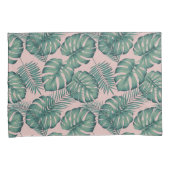 Housse D'oreillers Motif de feuille tropicale (devant-Droit)
