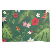 Housse D'oreillers Motif de feuilles tropicales (devant-Droit)
