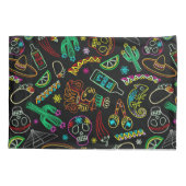 Housse D'oreillers Motif de Fiesta du Mexique (Dos)